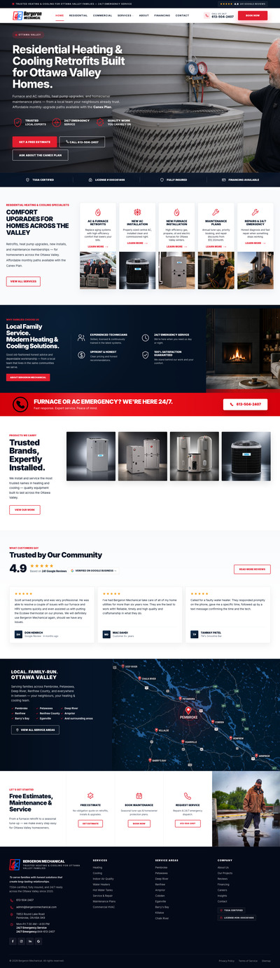 bergeronmechanical.com